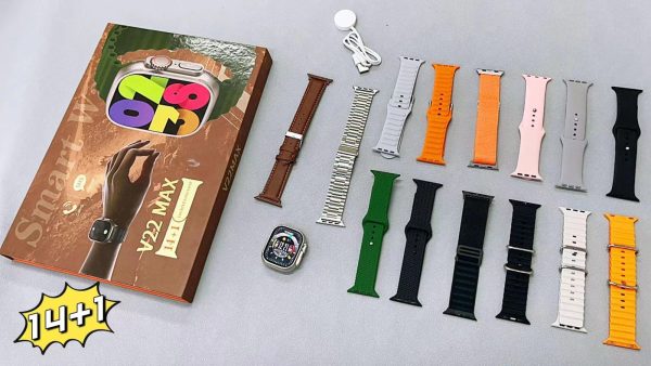 14 In 1 V22 Max Ultra Watch With 14 Strap | Best Quality Smartwatch