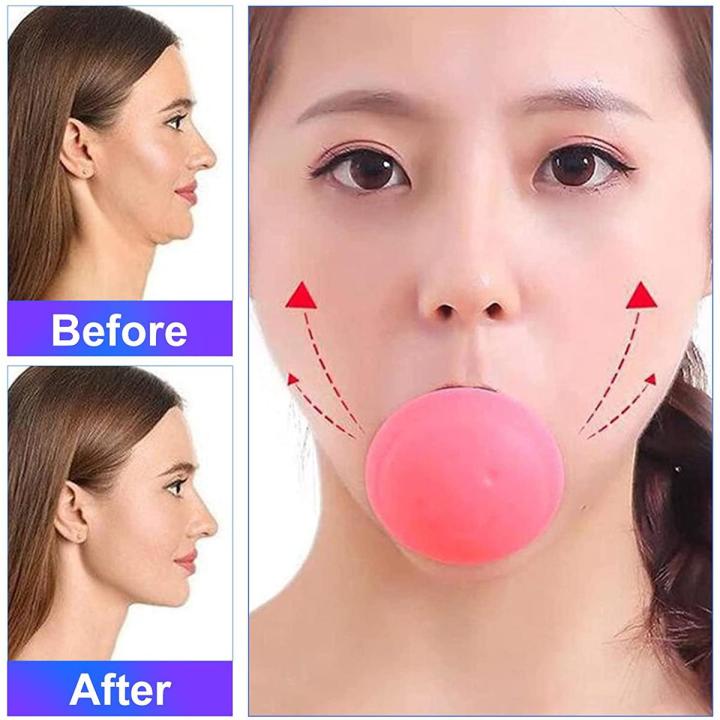 Face Exerciser, Facial Yoga Face Slimmer Silicone Slimming Face Lifter Double V Face Facial Lifter