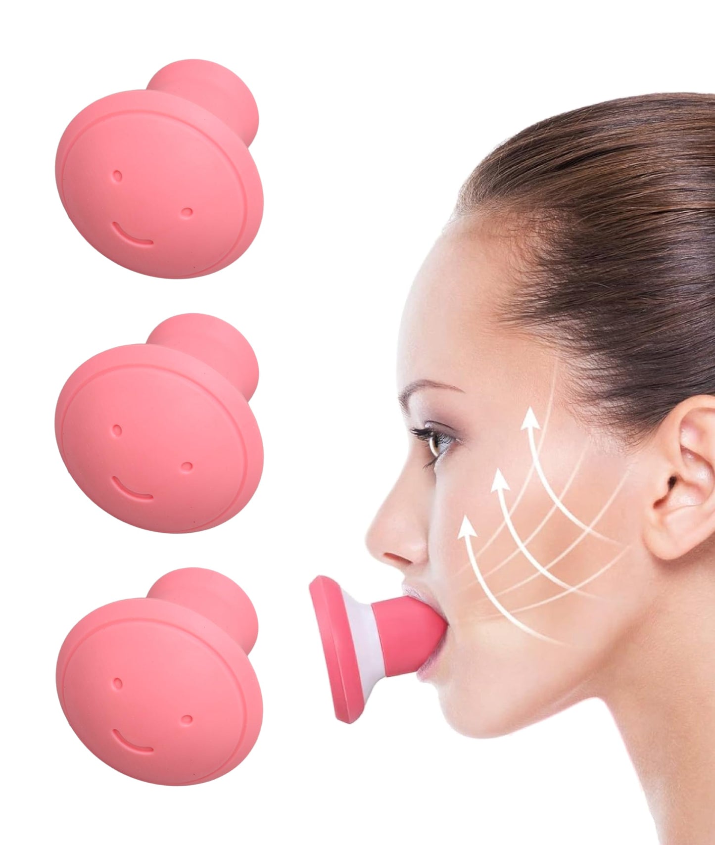 Face Exerciser, Facial Yoga Face Slimmer Silicone Slimming Face Lifter Double V Face Facial Lifter