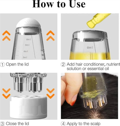 Scalp Root Hair Oil Applicator – Mini Oil Massage Comb