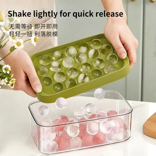 Ice Cube Ball Making Trays Silicon Ice Hockey Mold Makers For Cool Drinks Kitchen