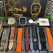 Dt900 Ultra Smart Watch 49mm Display Smart Watch With 7 Straps & Crystal Case