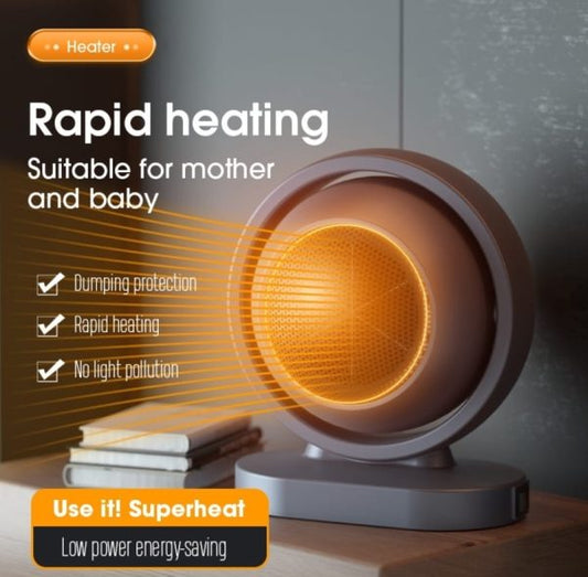 Mini Electric Heater Warmer Wind Portable 380w Heating Intelligent Air Fan Heater Desktop Blower