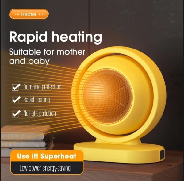 Mini Electric Heater Warmer Wind Portable 380w Heating Intelligent Air Fan Heater Desktop Blower