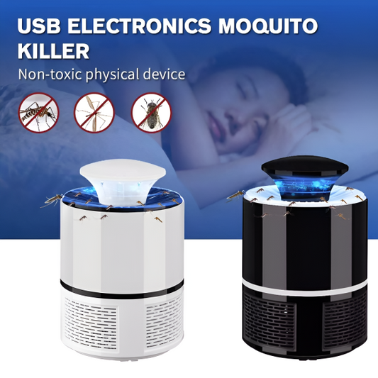 Mosquito Trap With Killer Lamp | Eco Friendly Chemical Free Usb Connected Uv Led Light Fly Bug Di-speller With Suction Fan Repellent Lamp