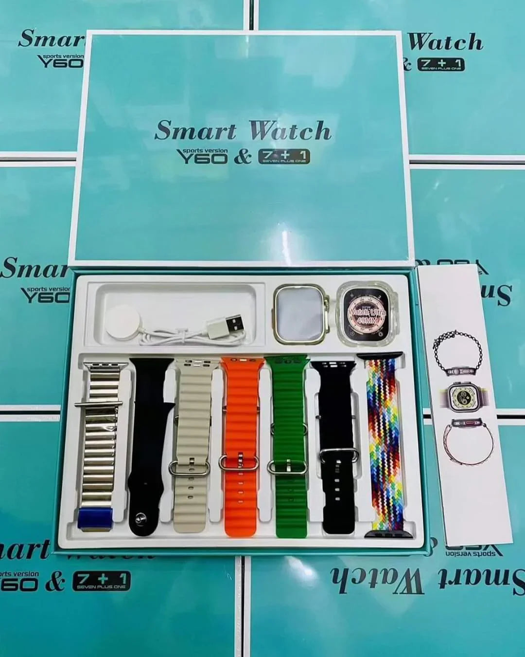 Y60 Ultra 7 In 1  Smart Watch