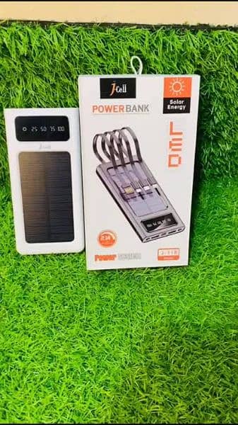 Solar Power Bank | 10000 Mah Power Bank | Solar Portable Charger | Fast Charging Power Bank